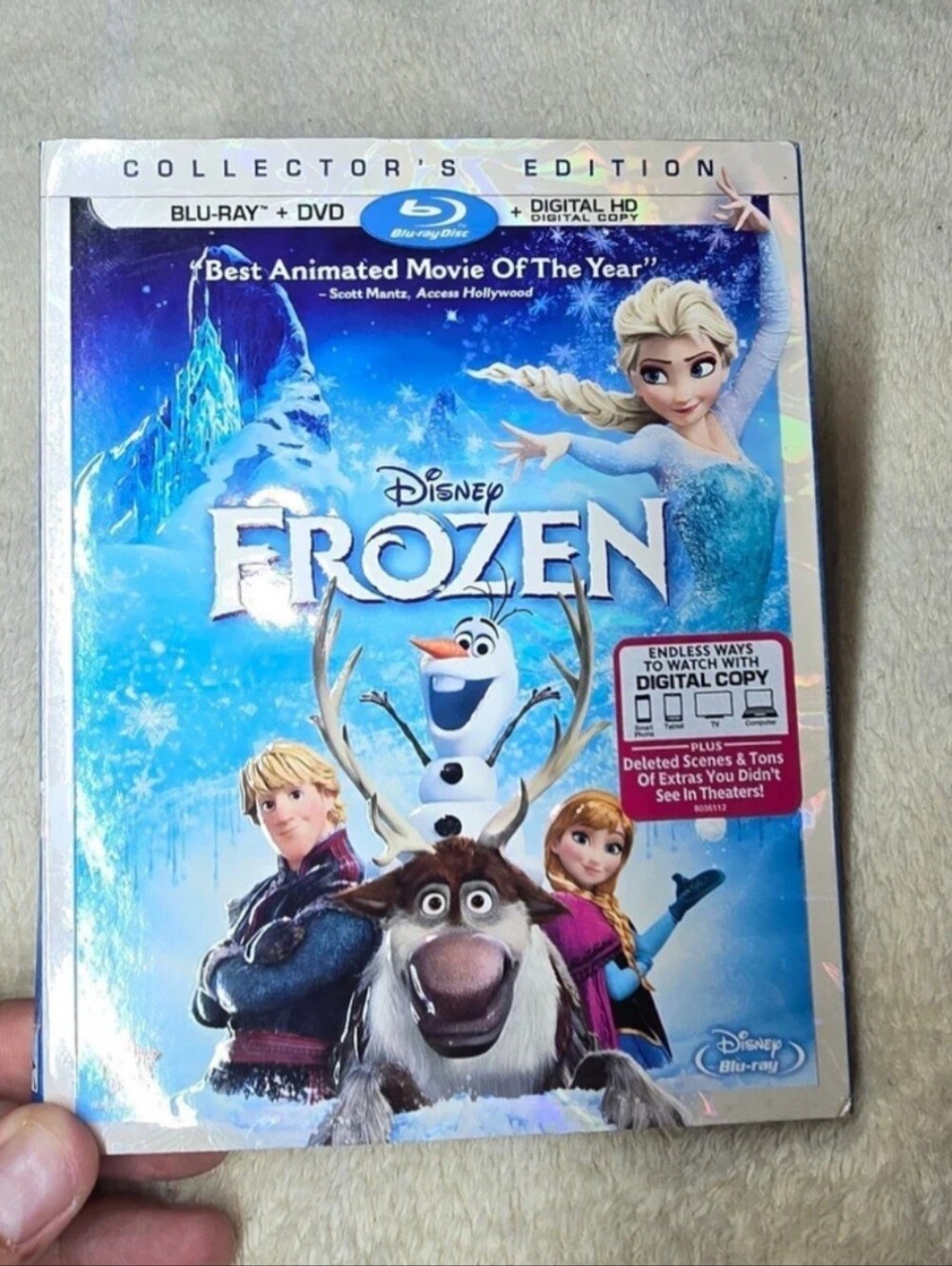Frozen (Blu-ray Disc, 2014, 2-Disc Set, Collector's Edition)